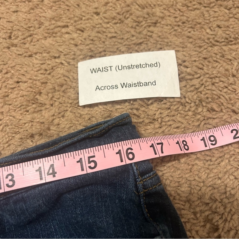 Studio by Denim&Co | High Rise Skinny Jeans Blue Distressed Women’s Size 12P - Picture 11 of 13